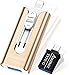 Produktbild iPhone-Flash-Laufwerk, Auanoz iPhone-Memory-Stick mit 4 Anschlüssen, USB 3.0-Flash-Laufwerk Kompatibel mit iPhone/iPad/Android/PC/iPhone-Photo-Stick mit OTG-Adapter.(Gold-32-01)