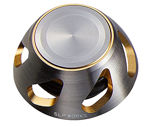 ダイワslpワークス 22 SLPW スピニングハンドルキャップ S2 シルバー ゴールド