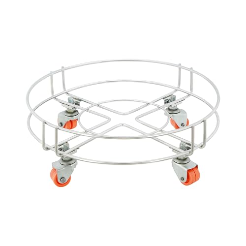 GLUN® Cylinder Trolley with Strong Steel Cased Castor Wheels - Gas Trolley, LPG Cylinder Stand - Conveniently Maneuverable Trolley for Easy Transportation of Gas Cylinders. (B0D3N1VKQJ) Amazon Price History, Amazon Price Tracker