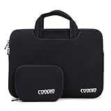Coodio® Universal 13.3 inch Laptop Funda Cartera Sleeve + Accesorio Bolsa Para Apple Macbook Air 13, Macbook Pro Retina 13 (Fit all 13.3 inch ultrabook laptop) - Color Negro
