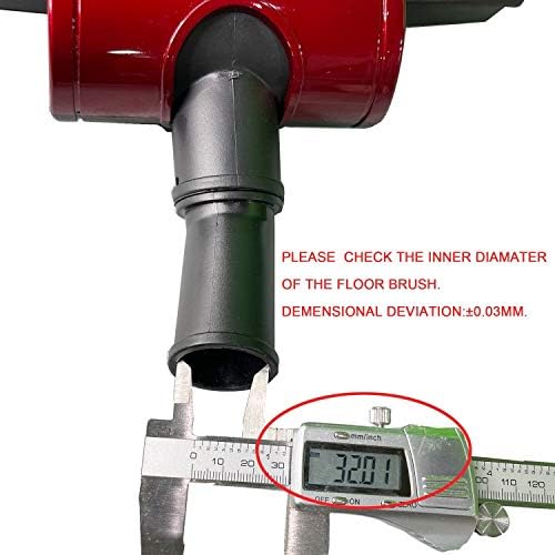 EZ SPARES Replacement for Vacuum,Hose Adapter, 1 3/8" to 1 1/4"Hose, help inner diamter 32mm brush fit to outer diamater 35mm tube,please check the measure first