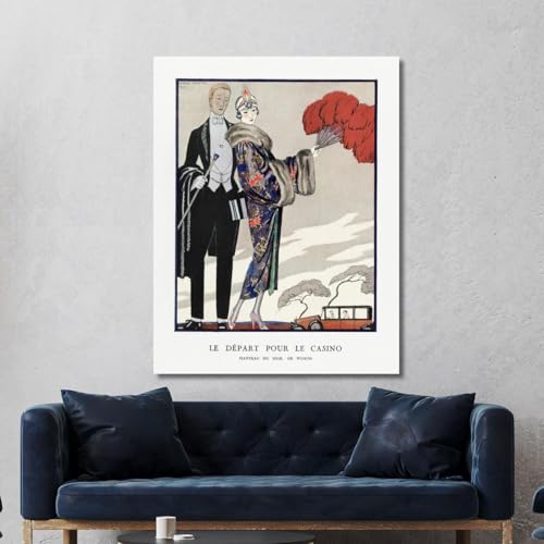 Tableau imprimé George Barbier pour revivre le charme des années 20