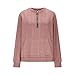 NPHFPSQA Women's Half Zip Jacquard Sweatshirt Trendy Tunic Tops Dressy Casual Fall 2025 Pullover Loose Long Sleeve,Pink,Medium