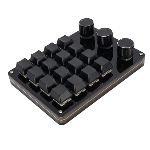 Teclado macro programable Karlak con switches intercambiables y perillas para diseño gráfico 2