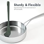 5 Pieces Silicone Spatula Set, Food Grade Rubber Spatula, Upgrade Strong Handle with Ergonomic Grip, Heat Resistant Up to 600°F for Nonstick Cookware, Cooking - Image 4