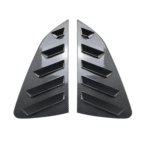 Persiennes de fenêtre latérale VW Polo MK6 volets lunette arrière carbone