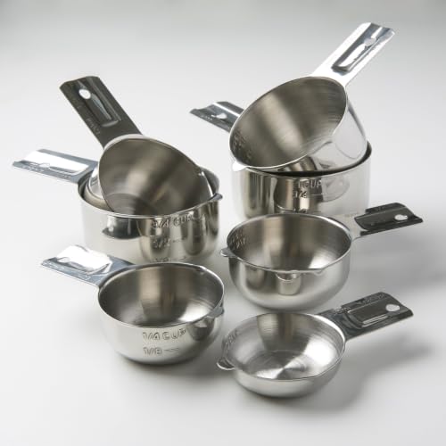 Set de 7 Vasos Medidores de Acero Inoxidable KitchenMade miniatura 4