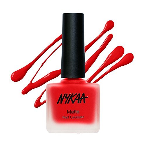 Nykaa Matte Nail Enamel – Raspberry Tart (Shade No.109) (9 ml)