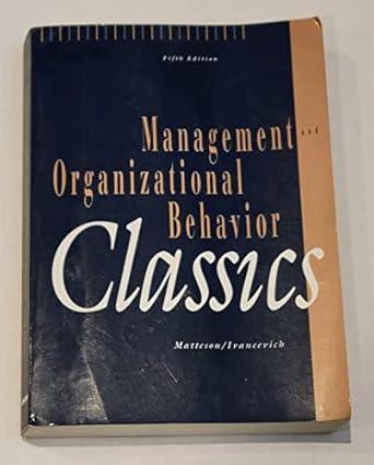Management and organizational behavior classics /