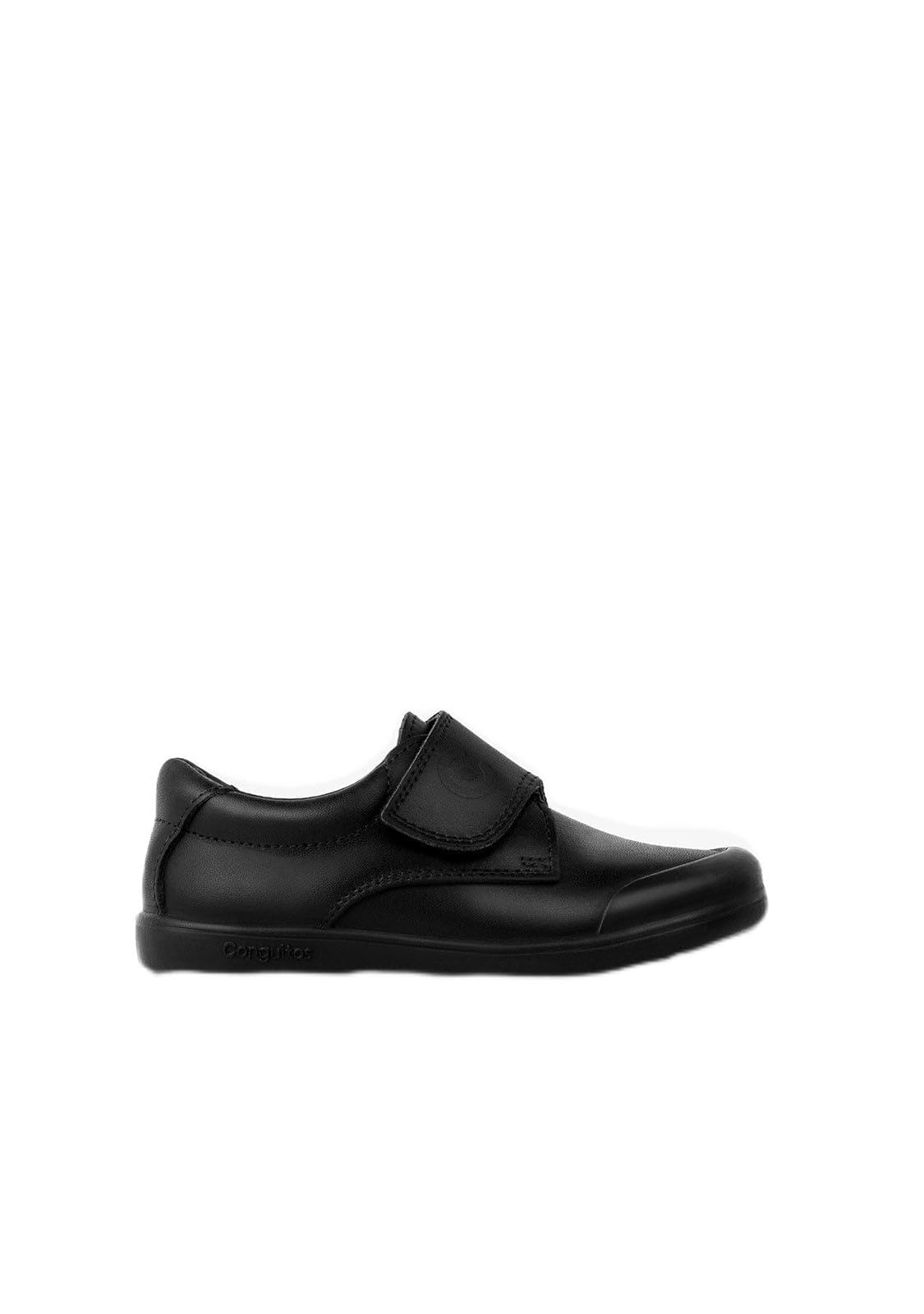 Conguitos Zapatos Colegiales Piel Lavable Niño - Zapatos Colegiales Infantiles de Piel (Negro/Talla 25)