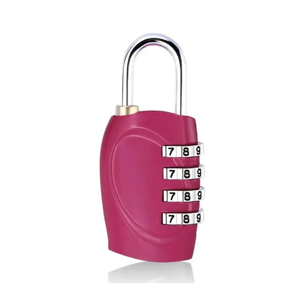 Suitcase Locks, Multicolor Combination Padlock Gym Locker Luggage Travel Digital(Roze)