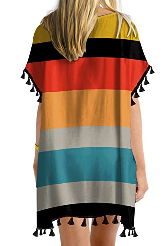 Image of Yincro Women's Chiffon Swimsuit Beach Bathing Suit Cover Ups for Swimwear