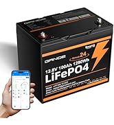Amazon.com: 2 Pack 12V 100Ah LiFePO4 Batteries, Ultra-Light 21.9lb