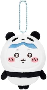 Amazon.co.jp: ちいかわ パンダなマスコット ぬいぐるみ ハチワレ