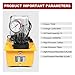 Nakkaa 750W 220V 7L Electric Hydraulic Pump Double Return Pump with 3 Meter Oil Pipe Prototype Switch Hydraulic Power Pack Cylinder Electric Portable Pump