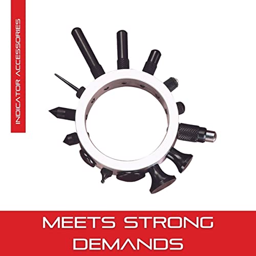 Starrett Dial Indicator Accessories And Contact Set For Agd Indicators - 14 Points, 4-48 Screw Thread, 1 Shock Absorbing - 25R #TOP3