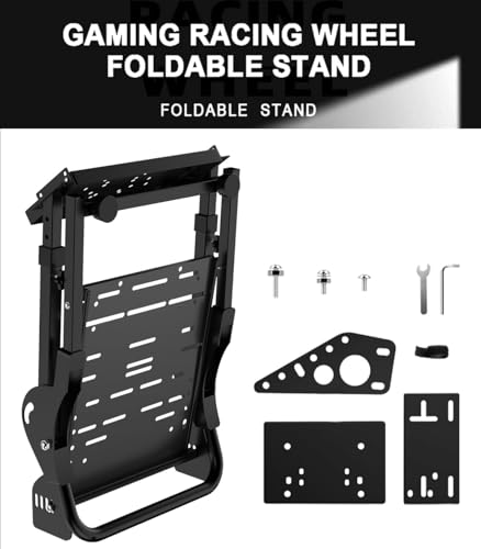 Image of New World A10 PC Racing Wheel Steering Wheel Stand fit for V9 V10 V99 V12 Lite VD4 VD6 T300RS T300 TGT TSPC T500 G27 G920 G923 R5 R9 R16 R21 CSL DD1 DD2 (Gaming Wheel Not Included) With Warranty