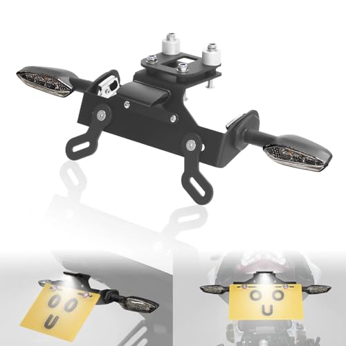 Kit clignotants LED fumés et support de plaque pour garde-boue arrière Z800