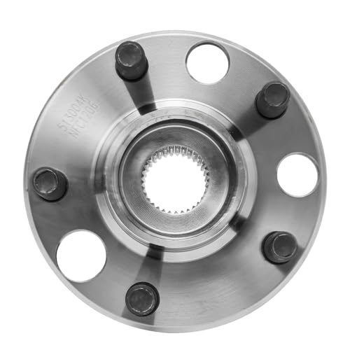 Image of Detroit Axle - 2 Front Wheel Bearing Hubs for Chevy Cavalier Skyhawk Firenza Cadillac Cimarron Pontiac J2000 Sunbird, Wheel Bearing and Hubs Assembly Replacement Pair Hubs