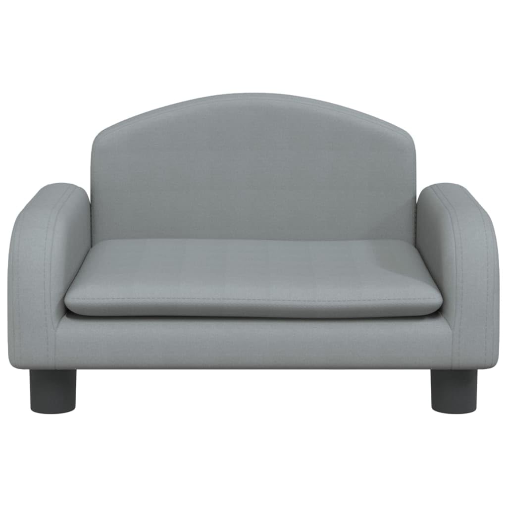 Homgoday Canapé pour enfants, gris clair, 50 x 40 x 30 cm, en tissu, canapé-lit, canapé, salon, canapé, canapé, jardin, salon, terrasse extérieure, mobilier