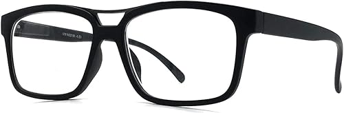 Miniatura 5 de BillyJoe Gafas de miopía para conducción a distancia, gafas de miopía para hombres y mujeres (2 pares) de forma cuadrada rectangular