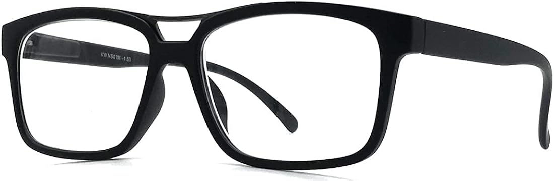Miniatura 5 de BillyJoe Gafas de miopía para conducción a distancia, gafas de miopía para hombres y mujeres (2 pares) de forma cuadrada rectangular