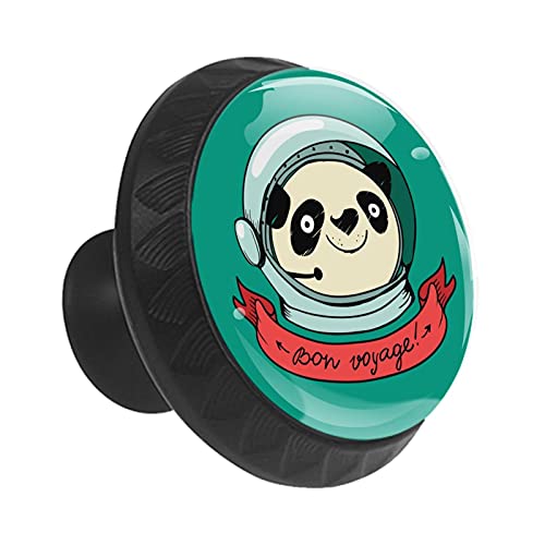Poignées de tiroir panda astronaute de 35 mm vertes pour relooker une commode
