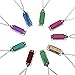 Weiye Mini Harmonica Necklace - Adorable Kids and Adult Mini Harmonica Necklace Music Party Favor, 9 pcs Cute Mini Harmonica 4 Hole 8 Tone Necklace