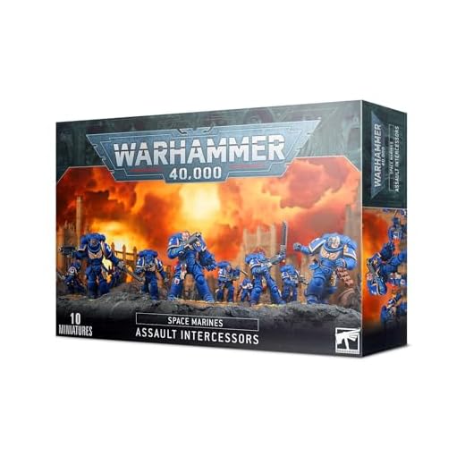 Games Workshop - Warhammer 40.000 - Space Marines: Assault Intercessors, Schwarz