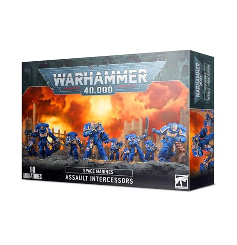 Materiale: cartoncino Games Workshop - Warhammer 40.000 - Space Marines: Intercessori d\'assalto