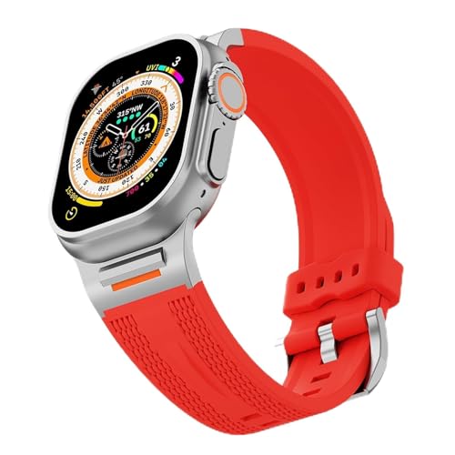 Correa silicona Apple Watch 42mm elástica que no irrita la piel al sudar
