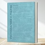 Presentes fotográficos para fotógrafos, caderno de oração para trabalho e anotações, diários para escrever, presentes de aniversário, Natal, aposentadoria para amantes de fotografia - azul