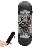 AALLYN Juguetes de patineta - Juguete de Scooter de Dedo con Cubierta de Madera de Arce de 5 Capas,Tableros de Dedos, diapasones de monopatín para Juguetes educativos de monopatín, Juguetes