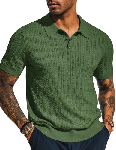 PJ PAUL JONES Mens Polo Shirts Casual Short Sleeve Textured