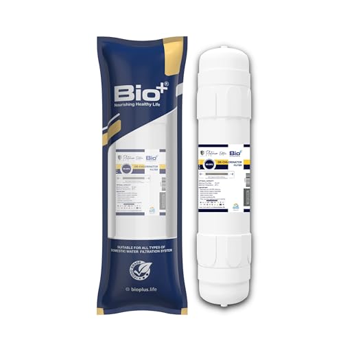 Image of Bio+ Dechlorinator Filter, Remove 100% Chlorine, Pre Filter for RO Membrane, Increase Membrane Life | White
