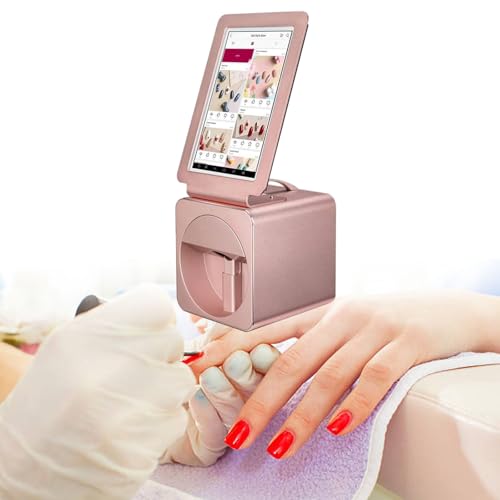 Impresora De UñAs Inteligente De Pantalla Grande, Robot De ImpresióN De UñAs De Escritorio, Impresora De Estampado De UñAs MóVil Digital, MáQuina Impresora De UñAs 3D, Compatible Con Wifi/Diy
