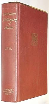 Hardcover Harvard Dictionary of Music Book