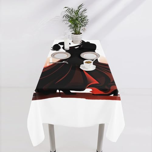 Nappe rectangulaire 140x279 cm imperméable pour salle de bal - 7