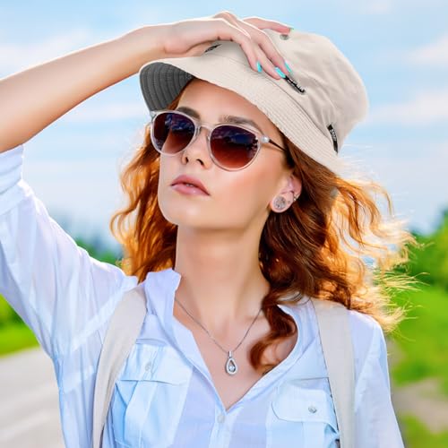 Image of Didaey 48 Pcs Bucket Hat Bulk for Women Men Fisherman Adjustable Summer Hat UV Protection for Outdoor Fishing Hiking Beach