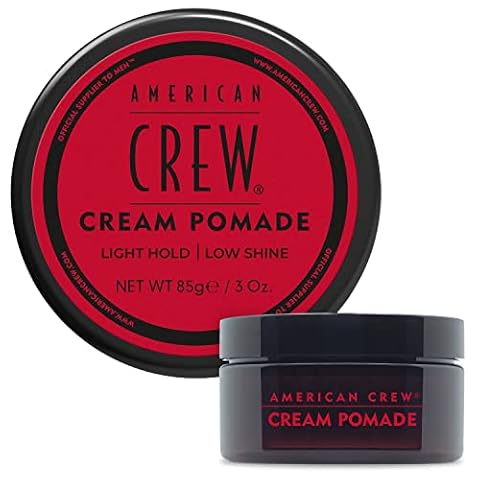 AMERICAN CREW – kremowa pomada, 85 g, pomada do włosów dla mężczyzn, produkt do włosów o łatwym trzymaniu, nawilżający produkt do stylizacji zapewnia dużą teksturę i matowe wykończenie