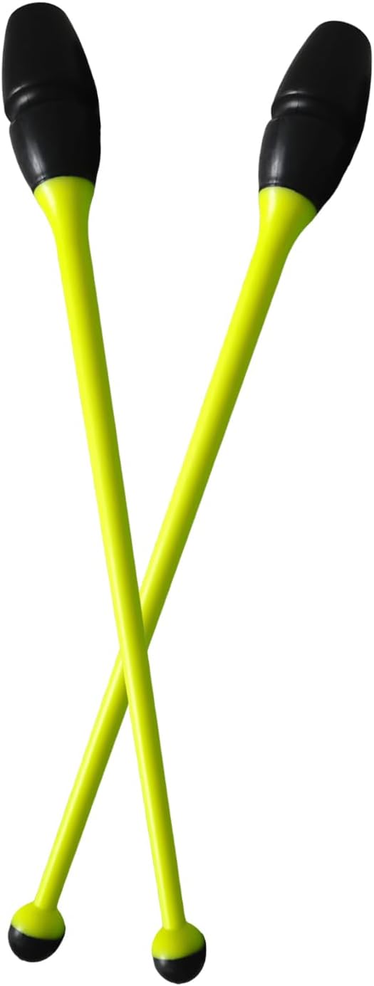 LIUHUO Rhythmic Gymnastics Clubs Bars Rubber Material Suitable Competitions Performances Six Colours Three Sizes Couple