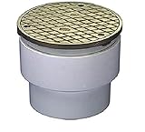 Zurn CO2449-PV4 PVC Finished Area Adjustable Cleanout with Nickel Bronze Cover, 4