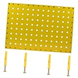 DOITOOL Lochwandregal Aus Werkzeugorganisationsplatte Für Küche Und Garage Robustes Wandregal Für Werkstatt Und Autoteilehändler