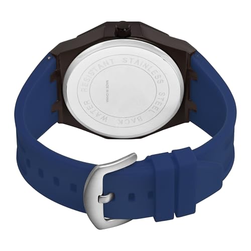 Image of ON TIME OCTUS Spinning Car Wheels Gyro Men's Sport Watch| 360 Rotating Car Wheel Dial Watch for Men | 3D Rim Hub Sports Design | Quartz Analog Wristwatch with Soft Silicone Strap