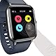 Hama Smartwatch 4900, wasserdicht (Fitnesstracker für Herzfrequenz/Kalorien, Sportuhr mit Schrittzähler, Schlafmonitor, Musiksteuerung, Fitness Armband Damen/Herren, 6 Tage Akkulaufzeit) Blau