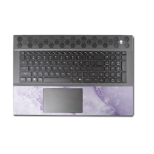 Image of MightySkins Skin Compatible with Alienware M18 R1 (2023) Full Wrap Kit - Round Amethyst | Protective, Durable, and Unique Vinyl Decal wrap Cover | Easy to Apply & Change Styles | Made in The USA