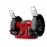 KRAFT&DELE KD532 Esmeriladora de banco 1500W con discos dobles 150mm | Amoladora de banco y afilador eléctrico | Máquina de afilar cuchillos con piedra esmeril y protector contra chispas