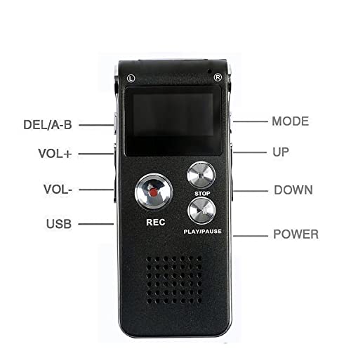 image for MUARRON 32GB Digital Voice Recorder-Voice Activated/for Lecture,Meetin