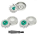 SH90/72 Replacement Heads Compatible with norelco Series 9000(S9xxx) 8000(S8xxx) Shaver, Upgrade 9000 Blades for series S9011, S9021, S9031, S9041, 3pack