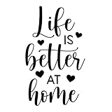 Finition facile à nettoyer. Sawfish Dessous de verre humoristique et brillant Life Is Better At Home